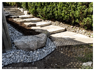 River Rocks Installation & Mulch Woodchips