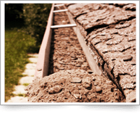 Image showing excessive shingle dust build up.